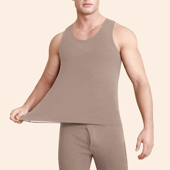 WIZUTIZ Mens Athletic Compression Shirts Sleeveless Workout Tank Top Sports Base Layer Running Basketball Pullover Blouse