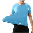 thumbnail image 1 of WIZUTIZ Mens Athletic Running Shirts Performance Athletic Tees for Gym & Workout, Breathable & Quick-Dry Shirts, 1 of 4