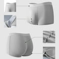 thumbnail image 1 of WIZUTIZ Mens Boxer Briefs Pouch Trunks Support Ball Bulge Enhancing Underwear Stretch Breathable U Convex Panties, 1 of 3