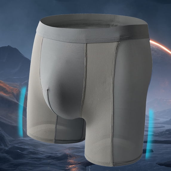 WIZUTIZ Mens Boxer Shorts Lightweight Breathable Soft Underwear Moisture Wicking Comfortable Boxer Underwear