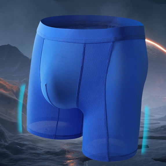 WIZUTIZ Mens Boxer Shorts Lightweight Breathable Soft Underwear Moisture Wicking Comfortable Boxer Underwear