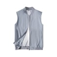 thumbnail image 1 of WIZUTIZ Mens Lightweight Vest Breathable Sleeveless Outdoor Work Cooling Waistcoat Jackets for Travel Hiking Running with Pockets, 1 of 4