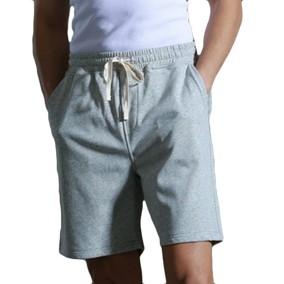 WIZUTIZ Mens Shorts Casual, Men Casual Fashion Patchwork Half Shorts Pants Sports Elastic Mid-waist Lace-up Shorts up to 45% Off