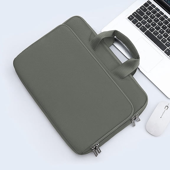 WIZUTIZ Multi Functional Laptop Bag 15.6-16 Inch Velvet Lined Shockproof Waterproof Anti-Scratch Portable Laptop Tote with Ample Storage for Office or Travel