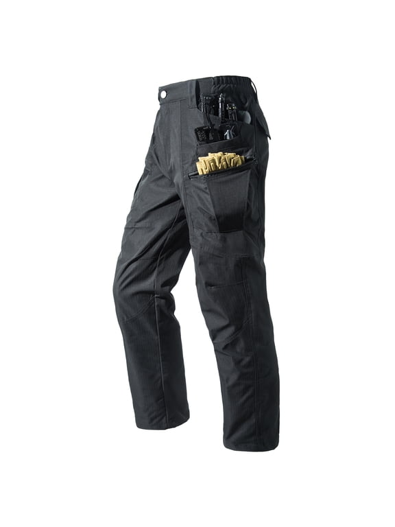 Pants for Men Lightweight Water Resistant Cargo Pants Stretch Ourdoor Hiking Carpenter Hunting Pants