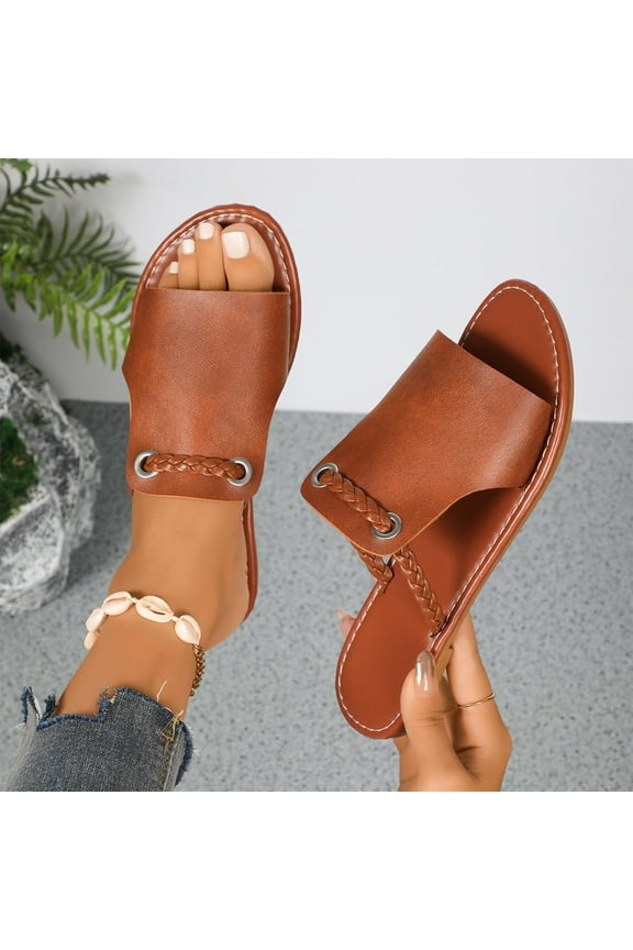 Shower Sandals Women Athletic Casual Summer Shoes for Women EVA Soft Slide Sandals Slippers Knitted BOHO Beach Sandals Outdoor with Arch Support Slippers Mother's Day Gift