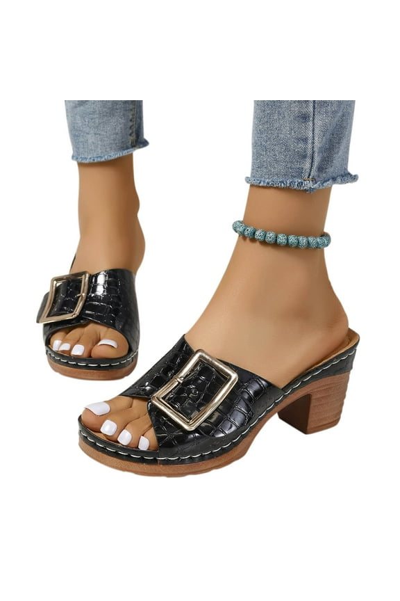 Shower Sandals Women Comfortable Vintage Walking Womens Slide Sandals Summer Jeweled Shimmer BOHO Slide Sandals Sandals BOHO Knitted Beach Sandals Outdoor Slide Sandals Mom Christmas Gifts