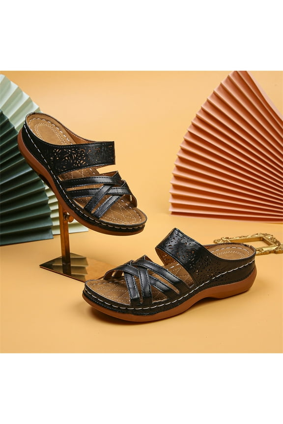 Shower Shoes Women Comfort Trendy Lightweight Summer Shoes for Women Shower Shoes Wedge Sandals Sandals Crossover Beach Slide Sandals Indoor Sandals Mother's Day Gift