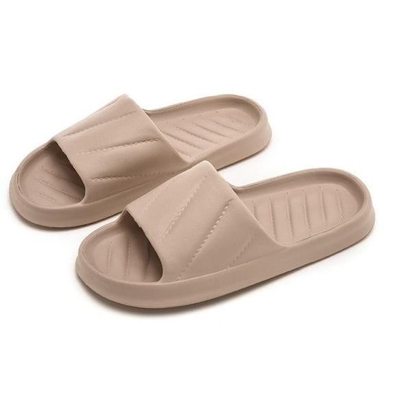 WIZUTIZ Shower Shoes Women Lightweight Casual Womens House Shoes Summer EVA Slide Sandals Platform Heels Slippers Beach Shower Shoes Outdoor with Arch Support Slippers Mother's Day Gifts