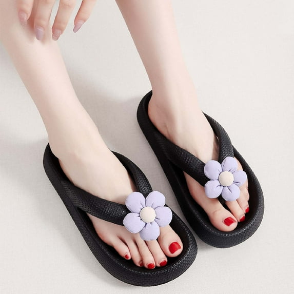 WIZUTIZ Shower Shoes Women Vintage Comfort Breathable Slide Sandals Women Summer Soft EVA Slip on Sandals Slide Sandals Beach Slides Outdoor Breathable Non-Slip Slip on Sandals for Older Women
