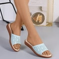 thumbnail image 1 of WIZUTIZ Shower Shoes Women Walking Casual Retro Womens Sandals Summer Jeweled BOHO Sparkly Shower Shoes Slide Sandals Beach Shower Shoes Indoor Slide Sandals Birthday Gifts, 1 of 4