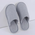 thumbnail image 1 of WIZUTIZ Shower Slippers for Women Soft Vintage Lightweight Sandals Women Summer Soft EVA Sandals Slide Sandals BOHO Knitted Striped Shower Shoes Indoor Non-Slip Sandals, 1 of 2