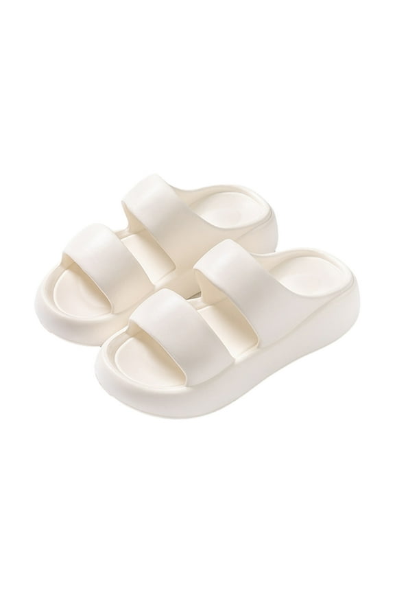 Shower Slippers for Women Trendy Comfortable Slide Sandals Women Summer BOHO Jeweled Shiny Slide Sandals Platform Heels Sandals Beach Sandals Indoor Sandals Mom Christmas Gifts