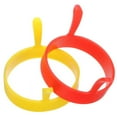 thumbnail image 1 of WIZUTIZ Silicone Egg Ring Mold Nonstick Pancake Ring Round Frying Mold with Handles for Eggs Pancakes Breakfast Sandwiches Griddle Cooking and Kitchen Tool, 1 of 5