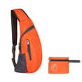 thumbnail image 1 of WIZUTIZ Sling Bag Crossbody Shoulder Chest Back Pack Theft Travel Bags Daypack Womens Shoulder Bags Medium Solid Bags Waterproof Lightweight Bag 1 PC Orange, 1 of 6