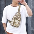 thumbnail image 1 of WIZUTIZ Sling Bag for Men Outdoors Chest Bag for Men Small Crossbody Bags with Convertible Shoulder Strap Shoulder Bags Gym Bags for Men Solid Bags Water Resistant Classic Bag 1 PC Camouflage, 1 of 5