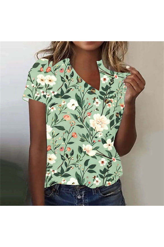 T Shirts for Women up to 50% Off Fluffy Cozy Style Vintage Shirts Solid Oversize V-Neck T-shirt Plain Ladies Tshirts Trendy Work Out Tshirt Tops Sports Holiday Beach Short Sleeve Tee Blouse