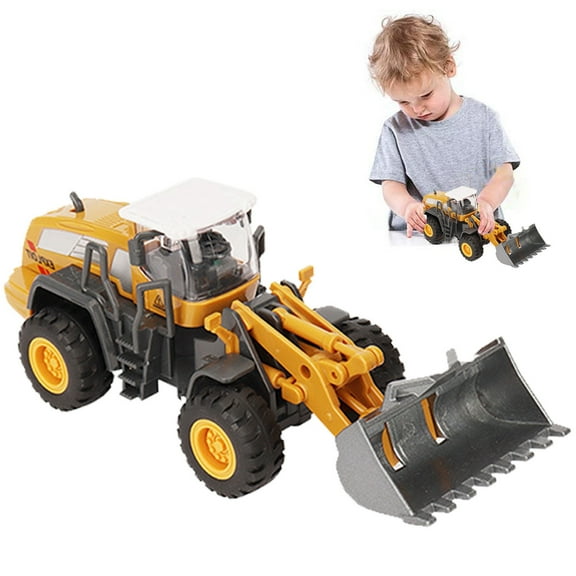 WIZUTIZ Toys for Boys 3-6 Years Toys Preschool Toys for Boys Car Model Kits Car Models Car Model Kits for Kids Grader Construction Vehicle Model Scale Diecast Road Roller Yellow