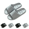 thumbnail image 1 of WIZUTIZ Unisex Shower Sandals Women Men Pool Slides Sandals Non-Slip Textured Open Toe Bathroom Beach Summer Shoes Flat Home Slipper, 1 of 5