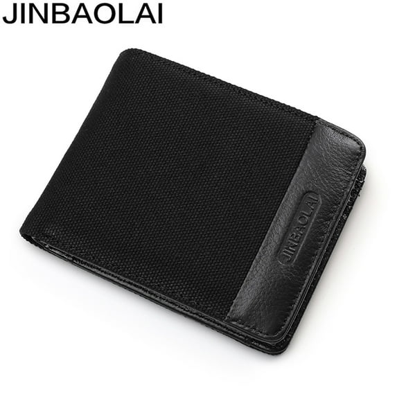 WIZUTIZ Wallet for Men Card Case Purse Large Size Billfolds with Multiple Slots for Men Men's Men's Men's Men's Men's Men's Zipper Pockets Letter Print Bags with Credit Card Slots Black