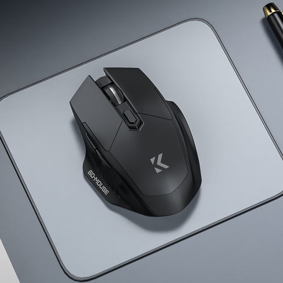 WIZUTIZ Wireless Bluetooth Mouse Dual Mode Silent 1600 DPI Adjustable Type-C Fast Charging USB Rechargeable Ergonomic for Home Office Gaming