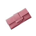 thumbnail image 1 of WIZUTIZ Women's Wallets Large Billfolds with Credit Card Slots Purses Trendy Wallets Women Card Case Purse Womens Womens Zipper Pockets Solid Bags Waterproof With Inner Pocket Bag Hot Pink, 1 of 3