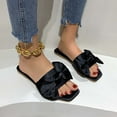 thumbnail image 1 of WIZUTIZ Womens Shower Shoes Breathable Soft Sports Womens Slides Summer BOHO Jeweled Shiny Slide Sandals Square Toe Slide Sandals Beach Slip on Sandals Indoor Slip on Sandals Birthday Gifts, 1 of 5
