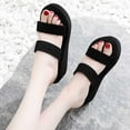 thumbnail image 1 of WIZUTIZ Womens Shower Shoes Walking Casual Women's Slide Sandals Summer Slide Sandals Wedge Sandals Platform Heels Slippers BOHO Knitted Beach Slides Indoor with Arch Support Slippers, 1 of 6