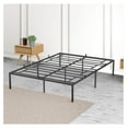 WIixle Full Bed Frame,14 Inch Black Metal No Box Spring Needed Full
