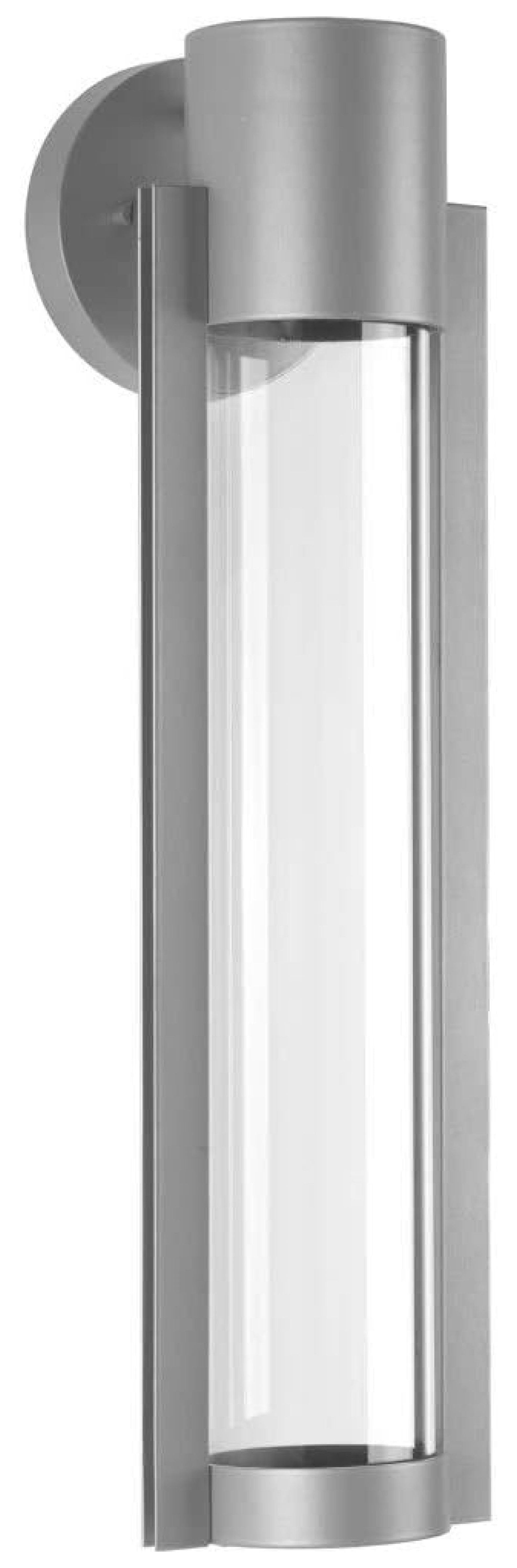 Gray Bronze 20" Outdoor LED Sconce with Clear Glass