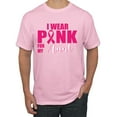 thumbnail image 1 of WIld Bobby Breast Cancer Awareness I Wear Pink for My Aunt Unisex Tee, Light Pink, 4X-Large, 1 of 6