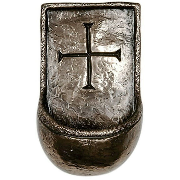 WIld Goose Studio Lough Derg Holy Water Font Bronze Plaque 6in x 3.5in