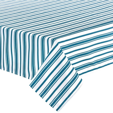 William Roberts Blue Stripe Tablecloth