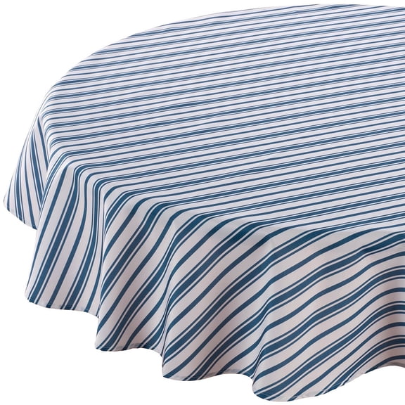 WIlliam Roberts Blue Stripe Table Cloth