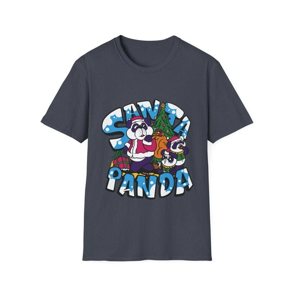 WInter Christmas Tree Men Women Kids Family Panda TShirt