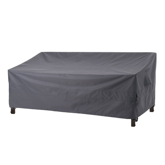 WJ-X3 Waterproof Patio Outdoor Sofa Cover, 87"W x 37"D x 35"H, Gray