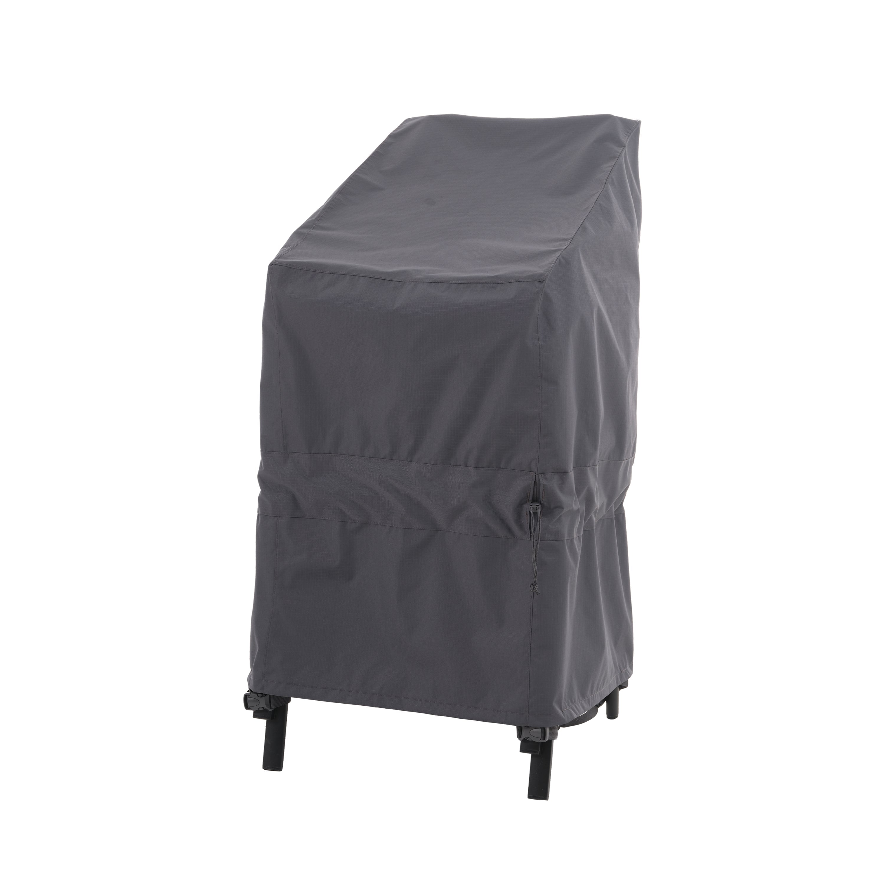 Gray Heavy Duty Waterproof Stackable Patio Chair Cover