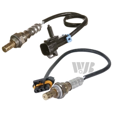 WJB 2Pcs Upstream/Downstream Oxygen Sensor Fit 1996-2000 Chevy K2500 Truck, 1996-2002 GMC Savana 1500