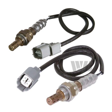 WJB 2Pcs Upstream & Downstream Oxygen Sensor For 2001 2002 2003 Honda Civic 1.7L D17A1 Engine