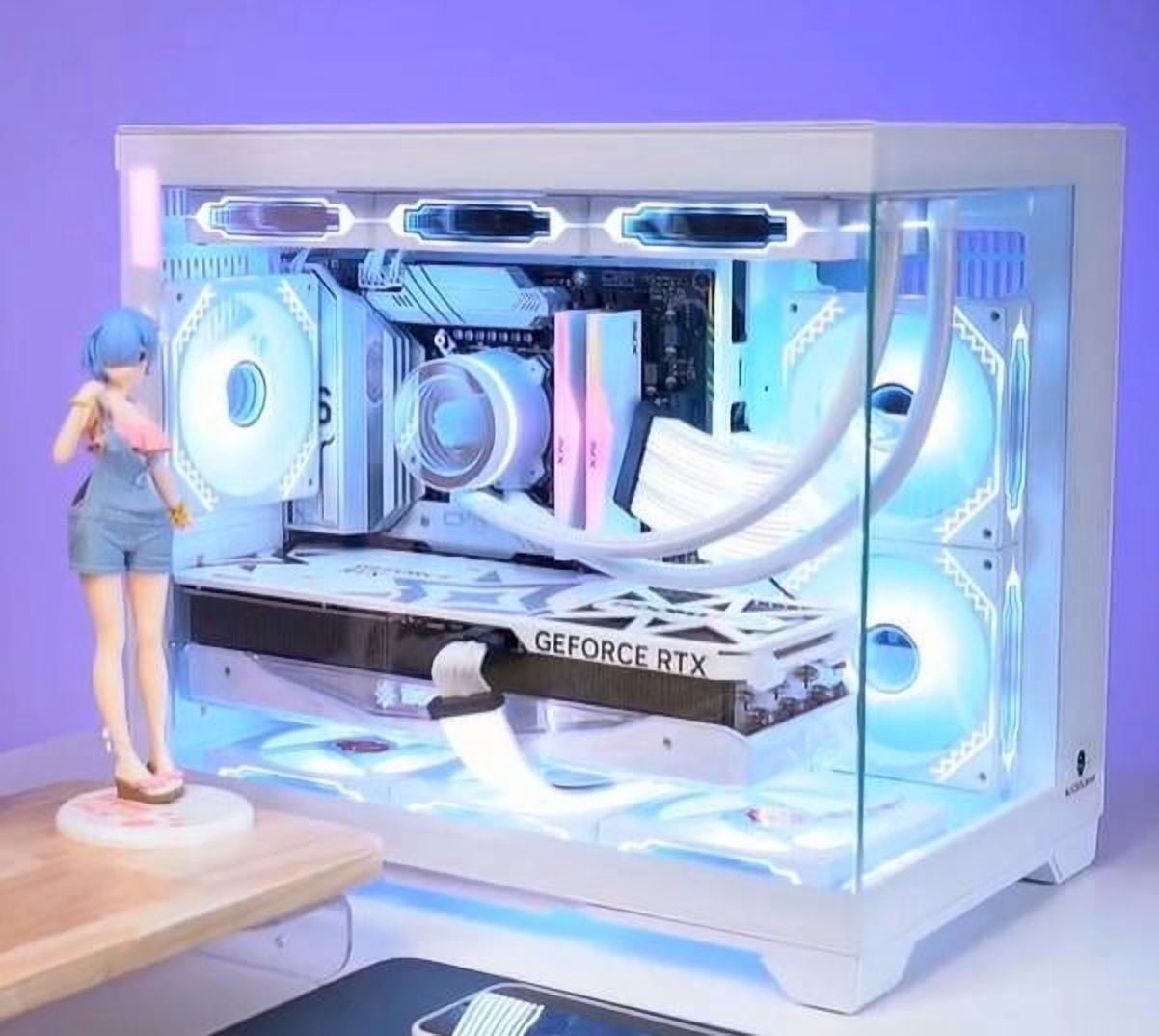 WU COOLMAN RHOMBIC ホワイト PCケース WJCOOLMAN Lone Warrior Upgrade Edition Computer Case Panoramic