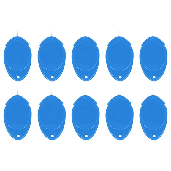 WJHWSX 10PC Needle Threaders,Needle Threader Tool for Sewing Machine,Easy for Seniors,Blue