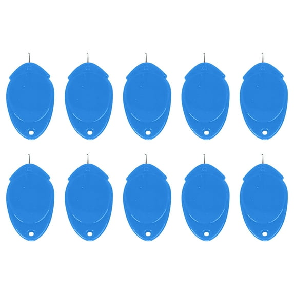 WJHWSX 10PC Needle Threaders,Needle Threader Tool for Sewing Machine,Easy for Seniors,Blue