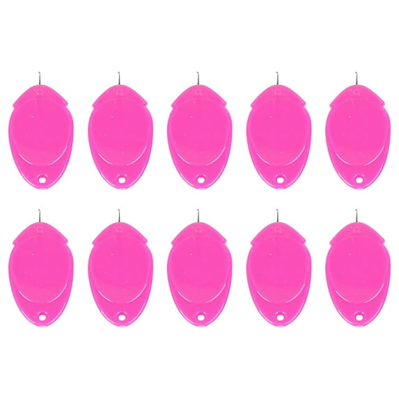 WJHWSX 10PC Needle Threaders,Needle Threader Tool for Sewing Machine,Easy for Seniors,Pink