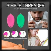 WJHWSX 10PC Needle Threaders,Needle Threader Tool for Sewing Machine,Easy for Seniors