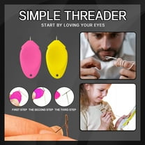 WJHWSX 10PC Needle Threaders,Needle Threader Tool for Sewing Machine,Easy for Seniors