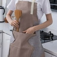 thumbnail image 1 of WJHWSX Aprons for Women with Pockets,Aprons Waterproof Adjustable Cooking Aprons for Kitchen Gardening and Salon, 1 of 3