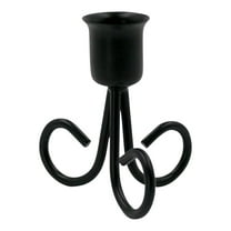 WJHWSX Black Candlestick Holders,Decorative Candlestick Holder for Wedding,Dining,Party,Iron