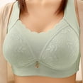 thumbnail image 1 of ATENAR Bras for Women,Push Up Bra,Womens Bras,Soft,Stretch Fabric,Solid,Nylon,Spandex,Green,S, 1 of 9