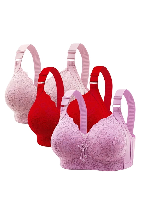 Bras for Women,Wireless Bras for Women,Womens Bras,Comfort Fit,Soft,Solid,Nylon,Spandex,Multicolor,S