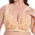 thumbnail image 1 of ATENAR Bras for Women,Womens Underwear,Womens Bras,Comfort Fit,Soft,Solid,Polyester,Beige,38C, 1 of 7